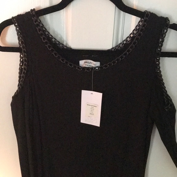 COPY - Black midi dress - Picture 2 of 6